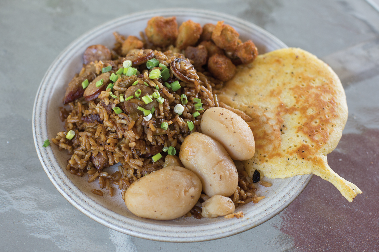 Jambalaya and Fixin’s — Bro’s Cajun Cuisine — $8.75